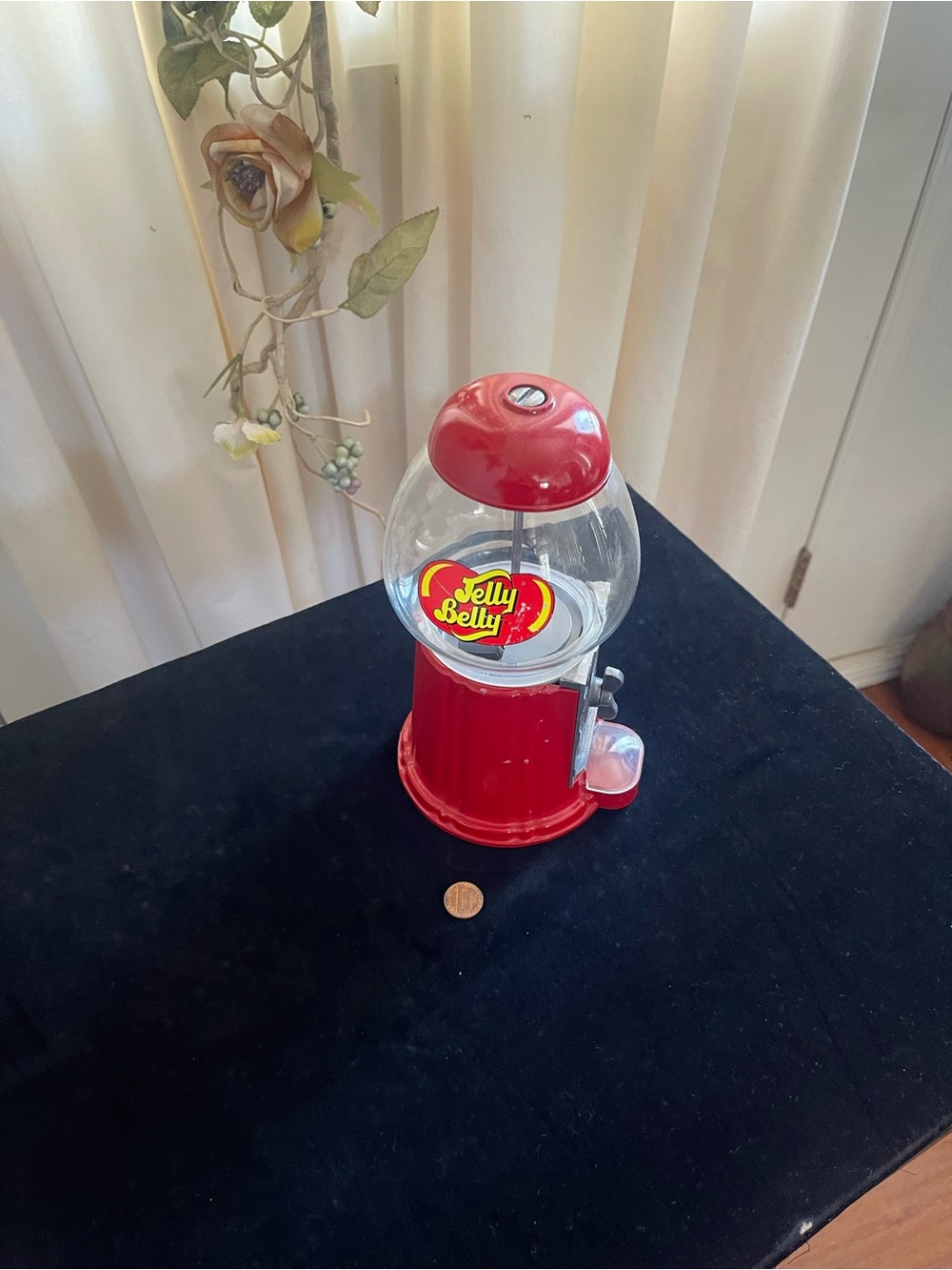 Jelly Beans Red Mini Candy Gumball Dispenser